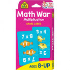Math War Multiplication Game Cards by School Zone