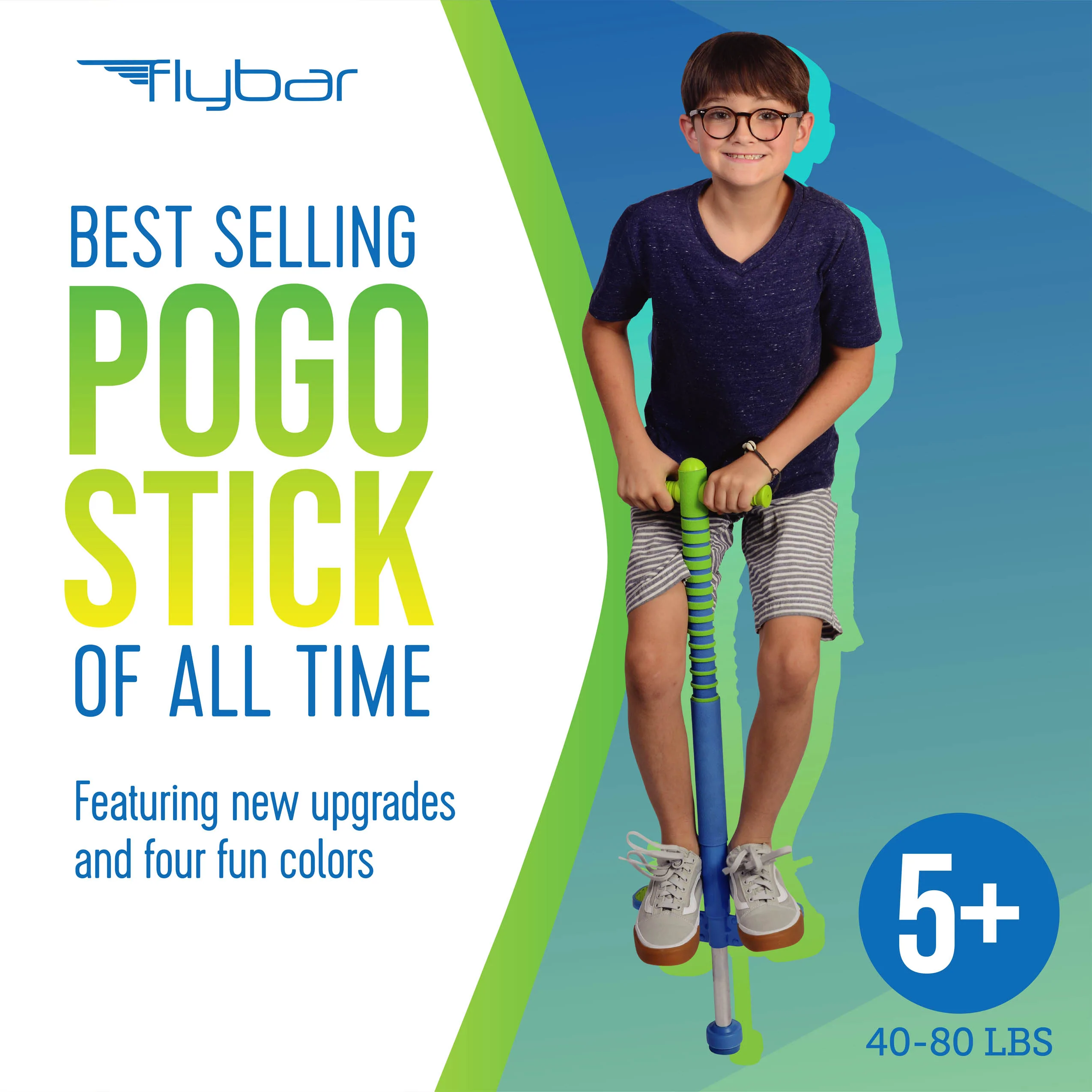 Maverick Pogo Stick BlueGreen by Flybar 1