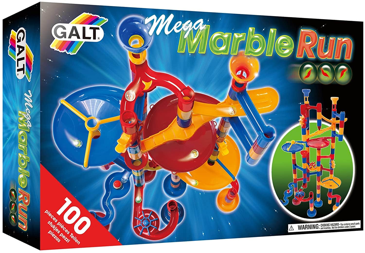 Mega Marble Run 100 Piece Set by Galt Toys