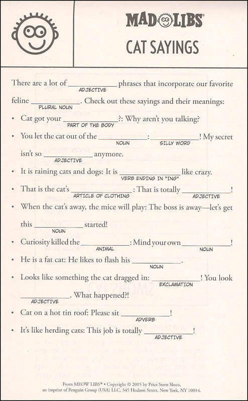 Meow Libs Mad Libs by Penguin Random House 3