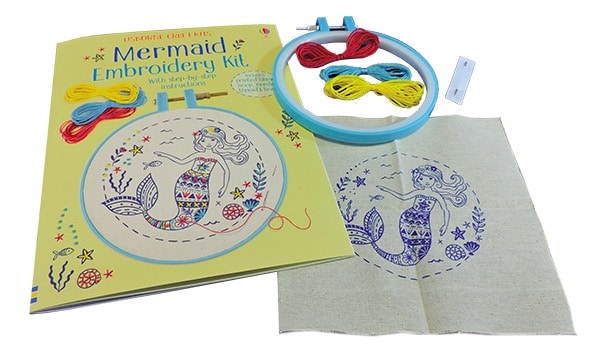 Mermaid Embroidery Kit by Usborne 1