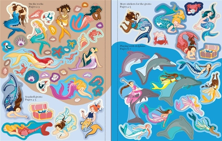 Mermaids Sticker Book by Usborne 3