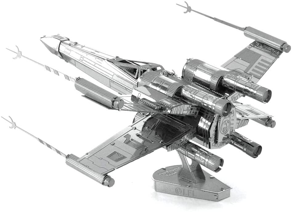 航空機デザイン メダルセット Metal Earth Star Wars X-Wing Fighter – A2Z Science & Toys