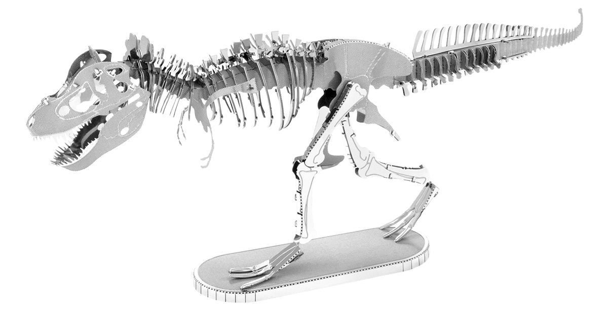 Metal Earth Tyrannosaurus Rex Skeleton by Fascinations 1