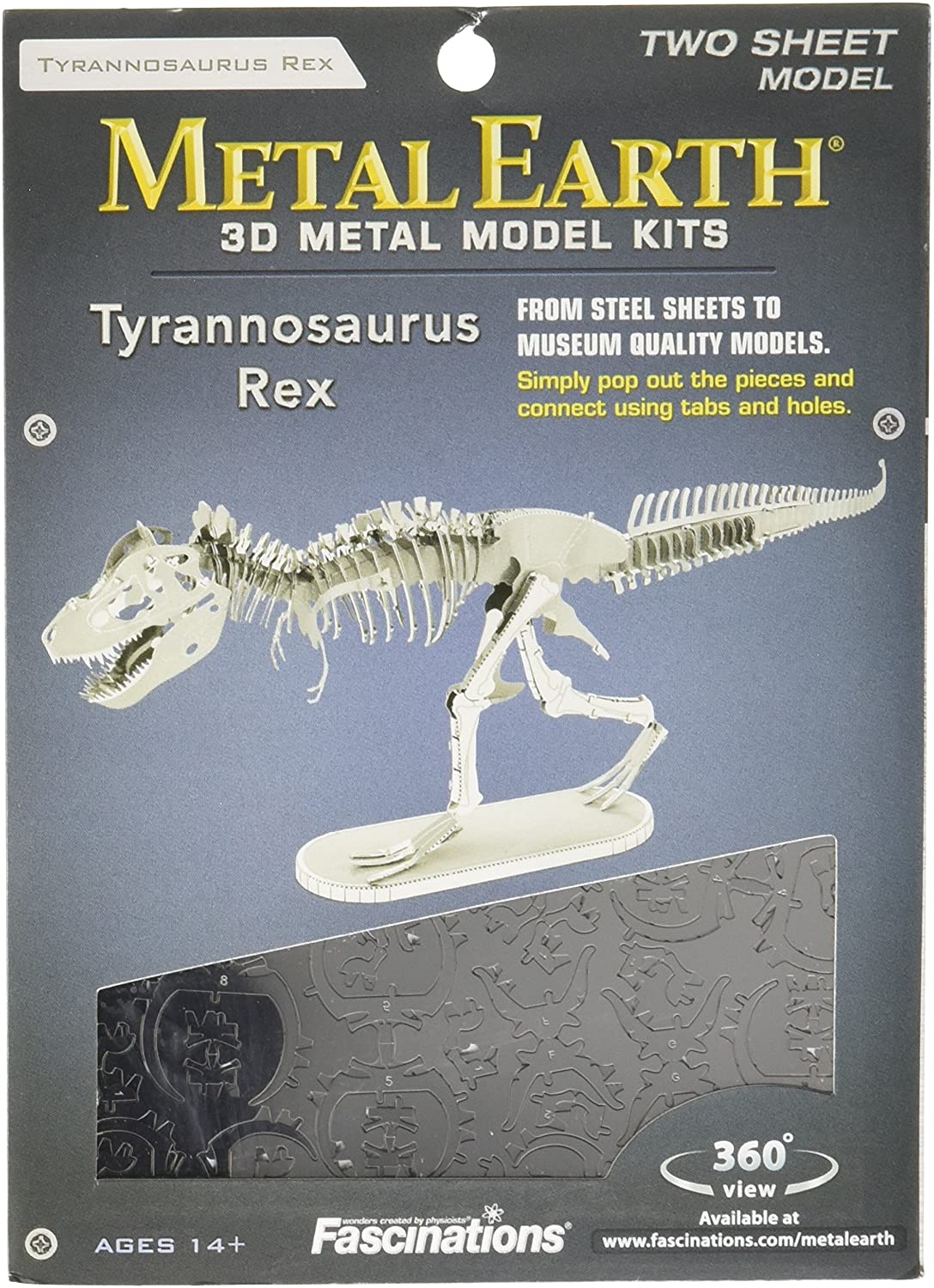 Metal Earth Tyrannosaurus Rex Skeleton by Fascinations