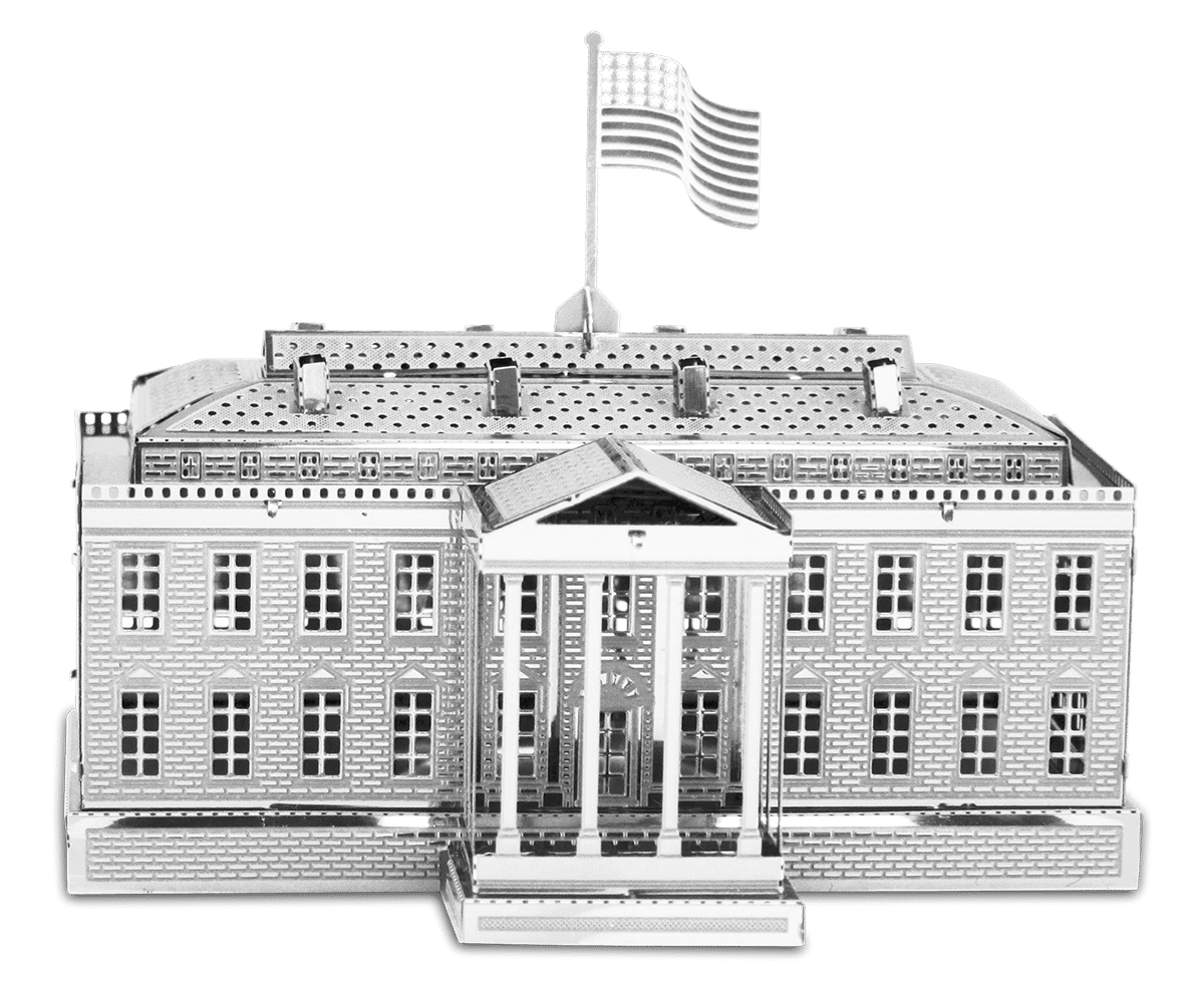 Metal Earth White House by Fascinations 1