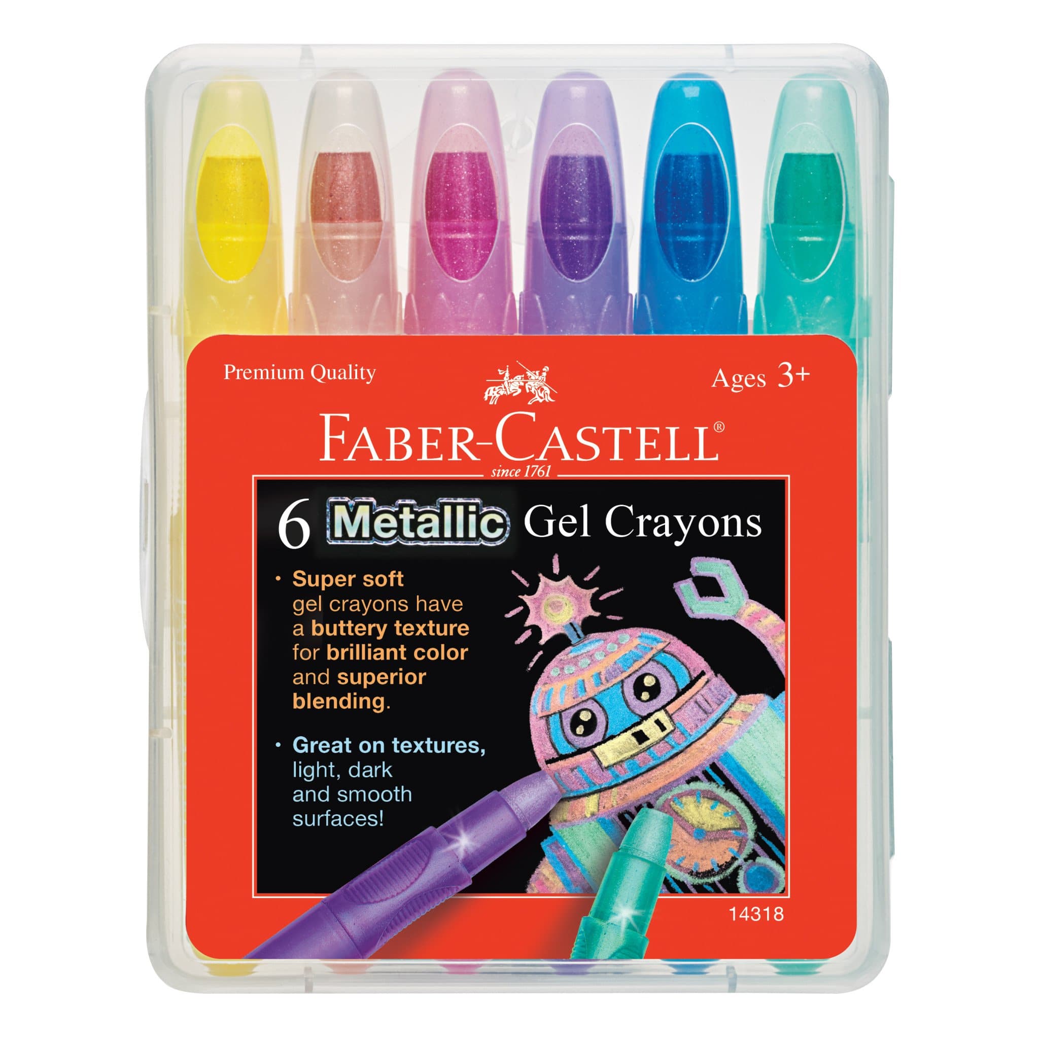 Metallic Gel Crayons by Faber Castell