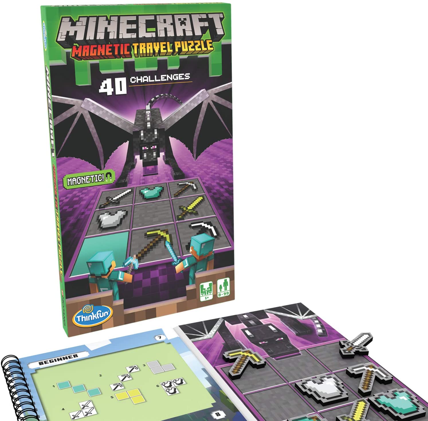 Minecraft Magnetic Travel Puzzle by ThinkFun