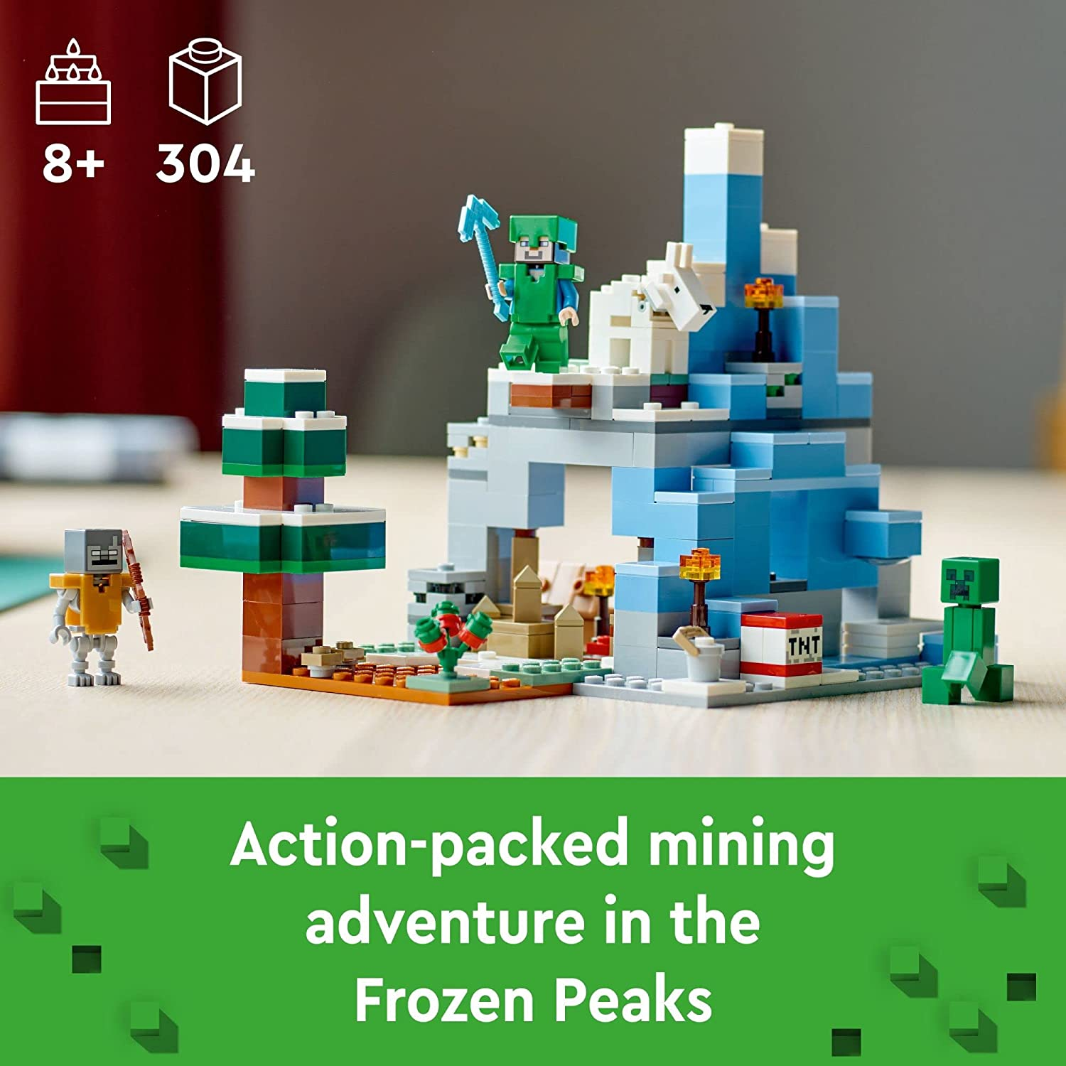 Minecraft The Frozen Peaks by Lego 1