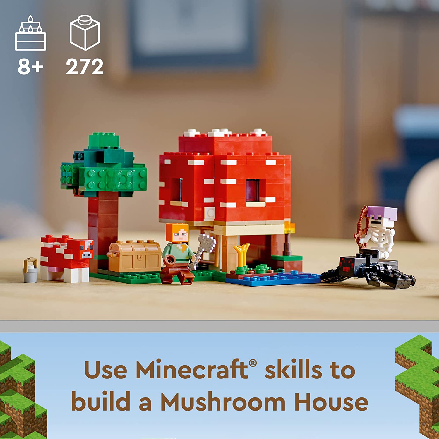 Minecraft The Mushroom House by Lego 1