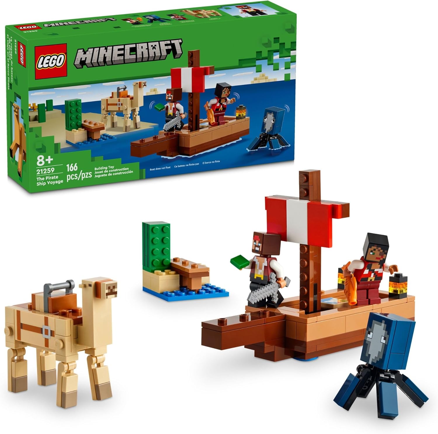 Minecraft The Pirate Ship Voyage-by-Lego
