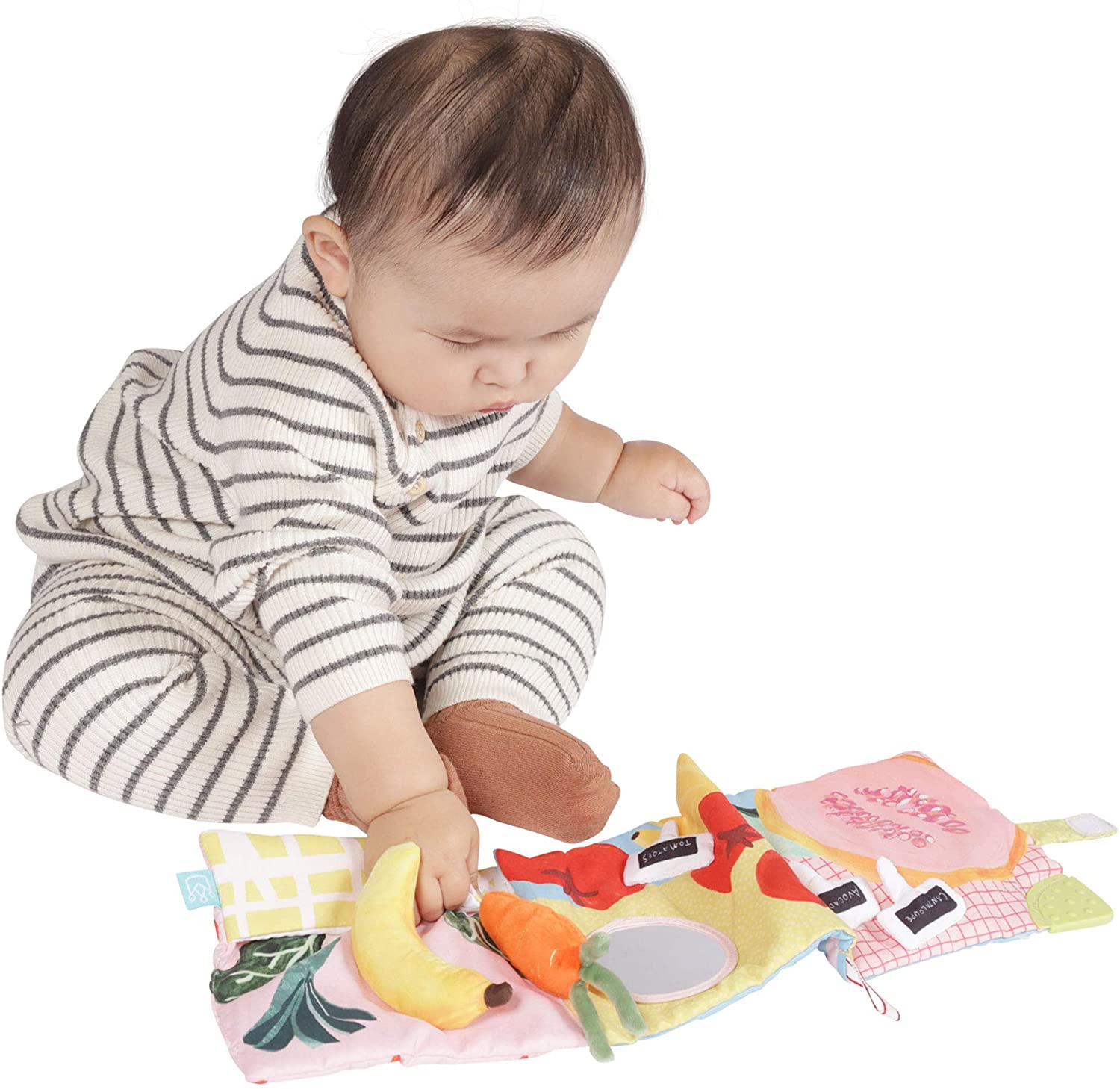 Mini Apple Farm Soft Activity Crinkle Book by Manhattan Toy 5