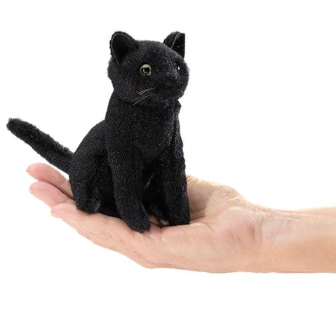 Mini Black Cat Puppet-by-Folkmanis
