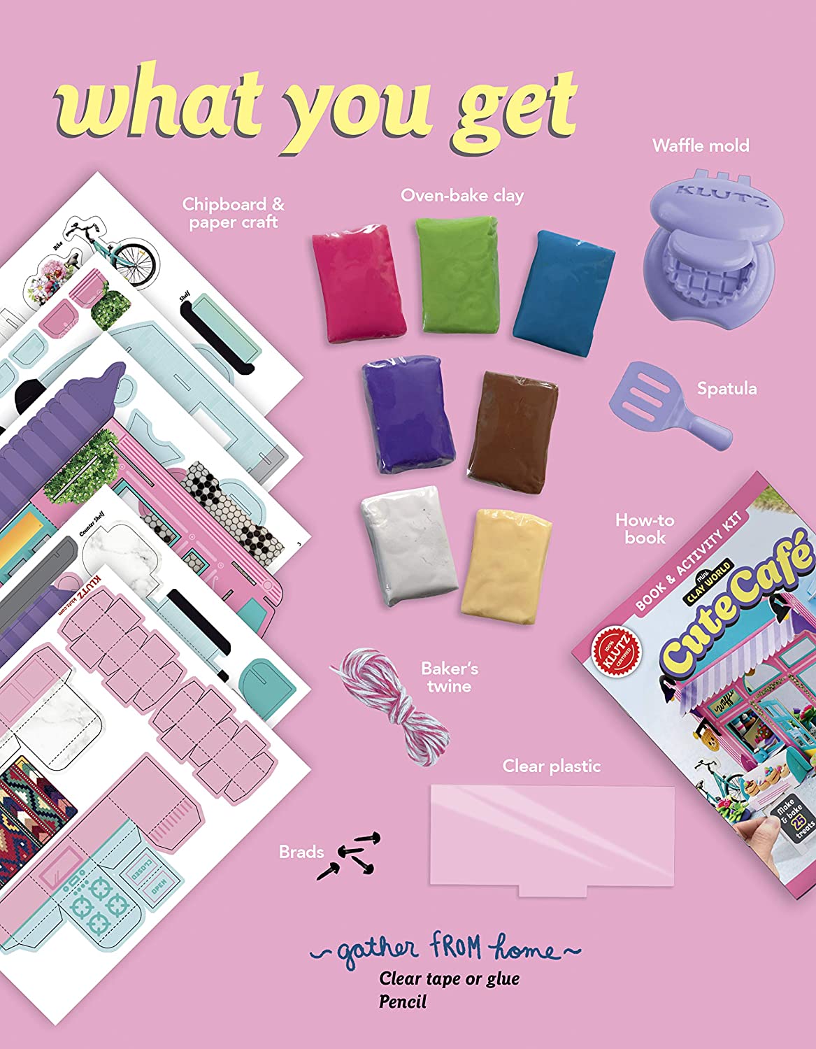 Mini Clay World Cute Cafe by Klutz 5