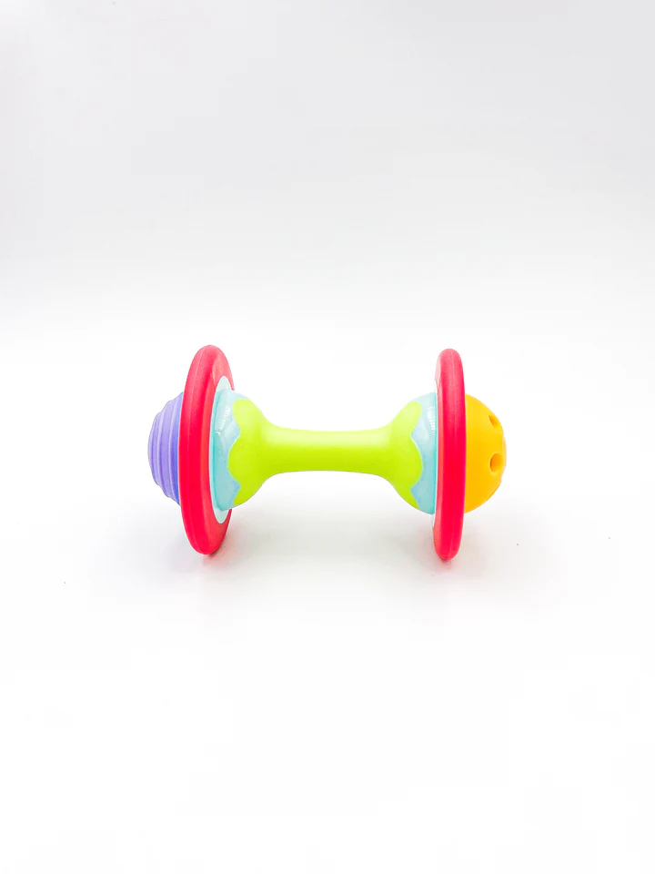Mini Dumbbell Rattle-by-Toy Lab