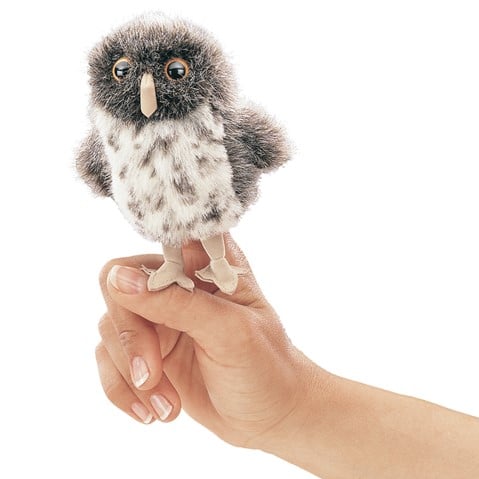 Mini Spotted Owl Puppet by Folkmanis