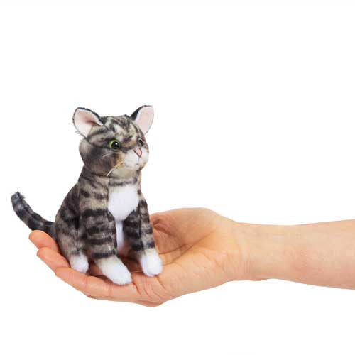Mini Tabby Cat Puppet by Folkmanis