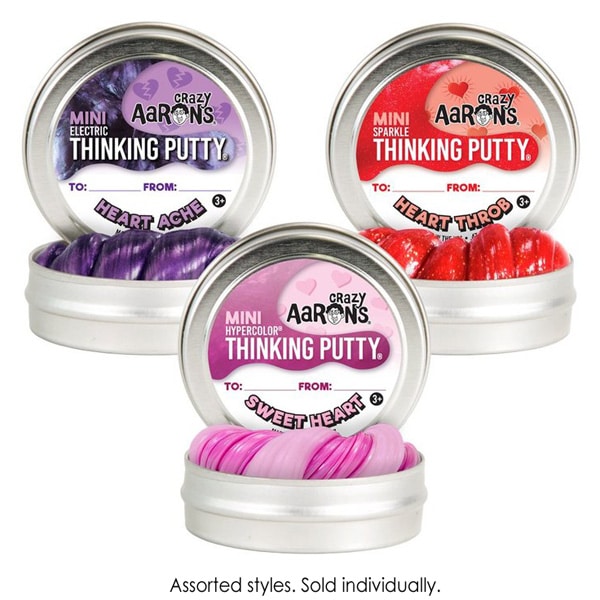Mini Thinking Putty Tins Valentines Day Series by Crazy Aarons