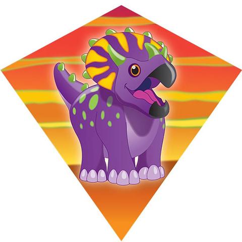 MiniDiamond Triceratops Nylon Kite by Brainstorm