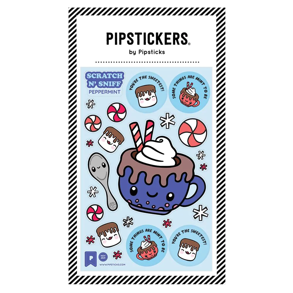 Mint To Be Together Scratch N Sniff Sticker Sheet by Pipsticks