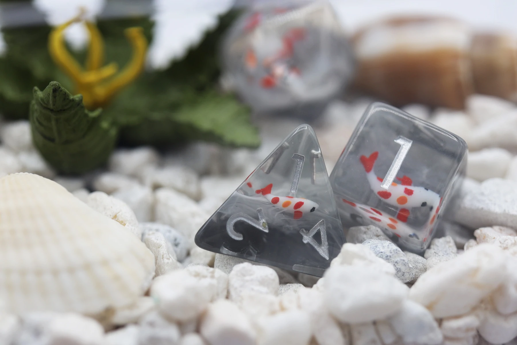 Misty Water Koi RPG Dice Set by Foam Brain Games 1