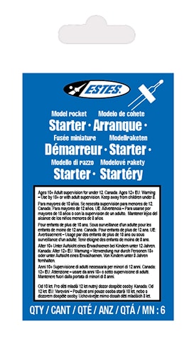 Model Rocket Starters by Estes