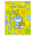 Monkey Birthday Enclosure Card by Peaceable Kingdom