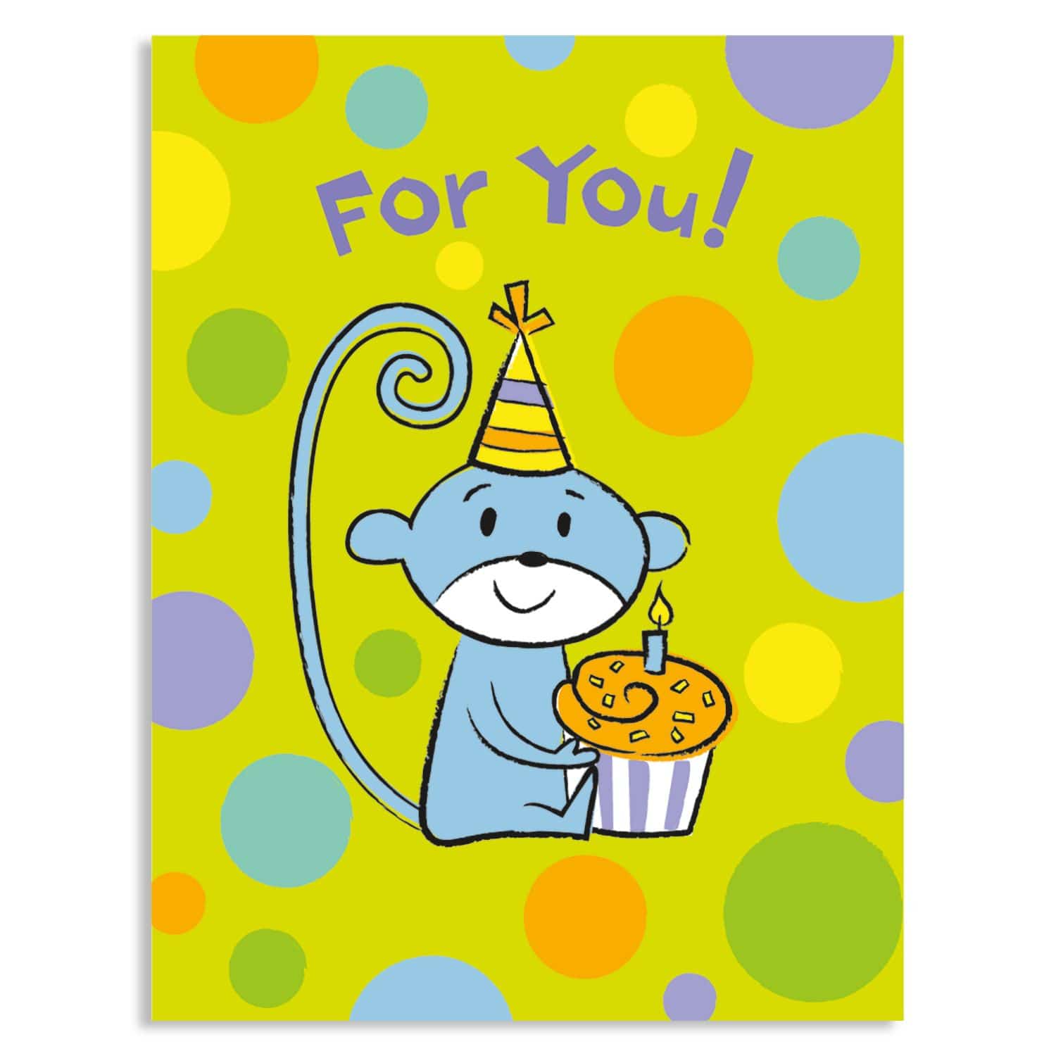 Monkey Birthday Enclosure Card by Peaceable Kingdom