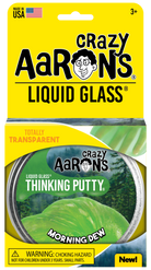 Morning Dew Thinking Putty Crystal Clear Series by Crazy Aarons Putty World