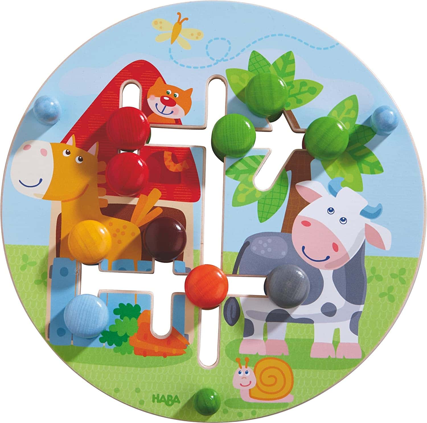 Motor Skills Board On the Farm by HABA