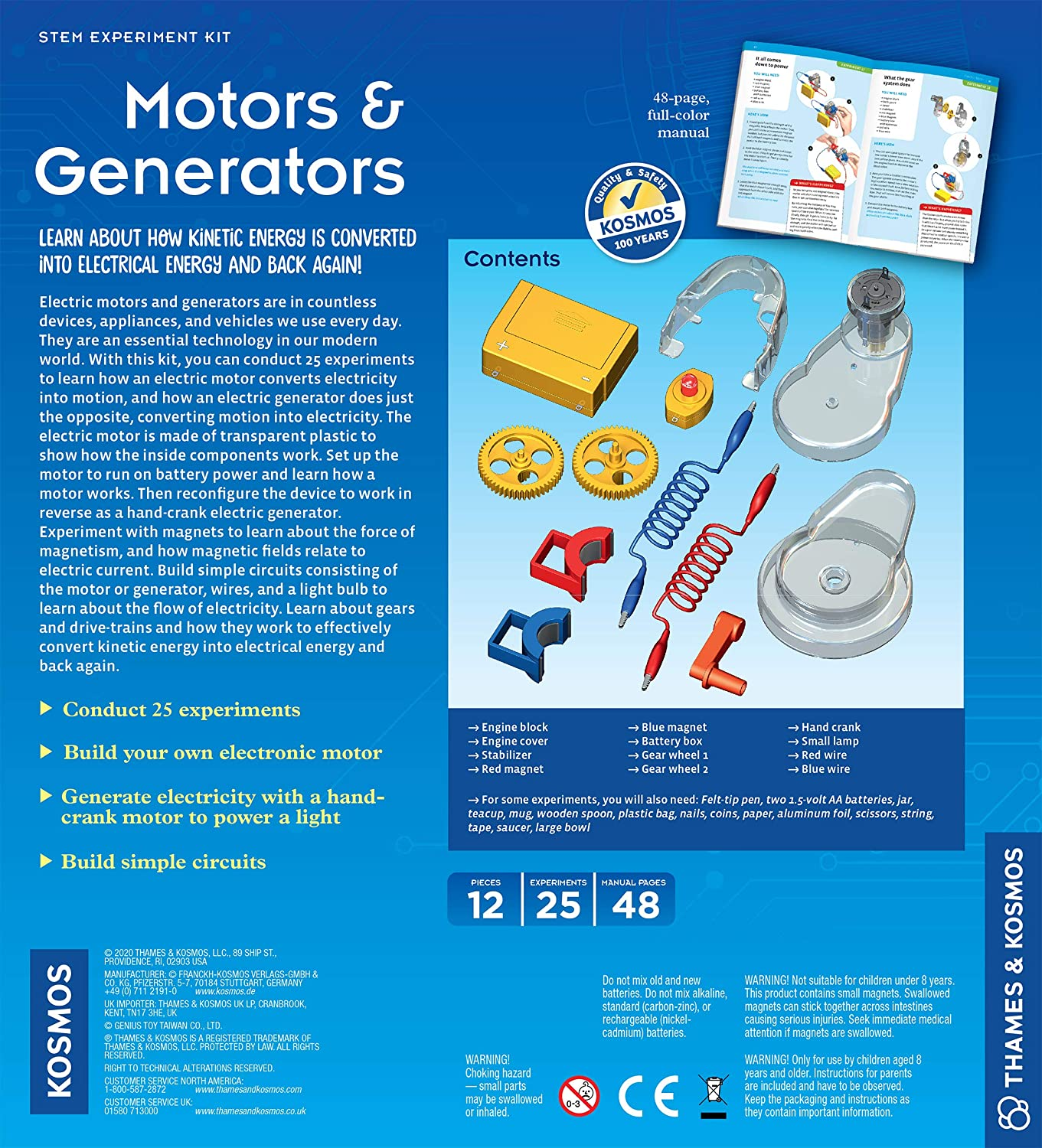 Motors Generators by Thames Kosmos 1