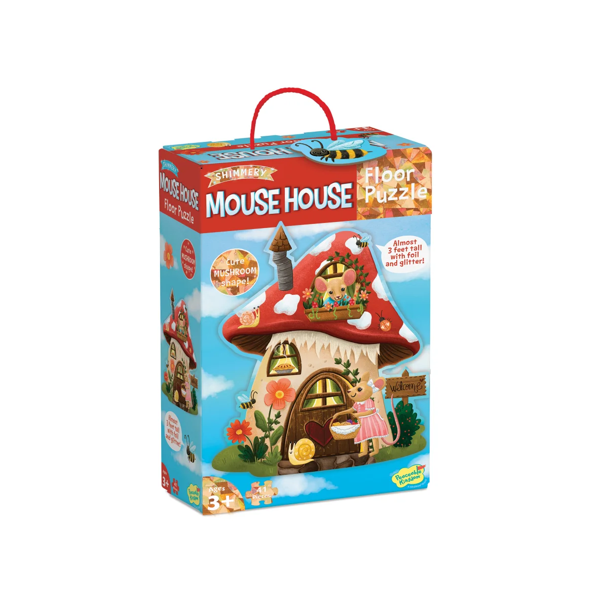 Mouse House 41pc Floor PUzzle-by-Peaceable Kingdom