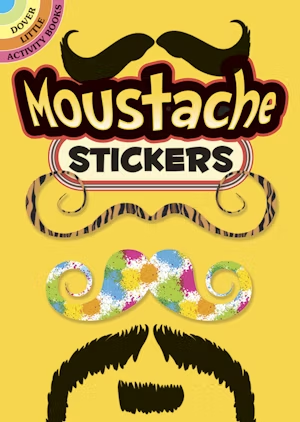 Moustache Stickers-by-Dover Publications