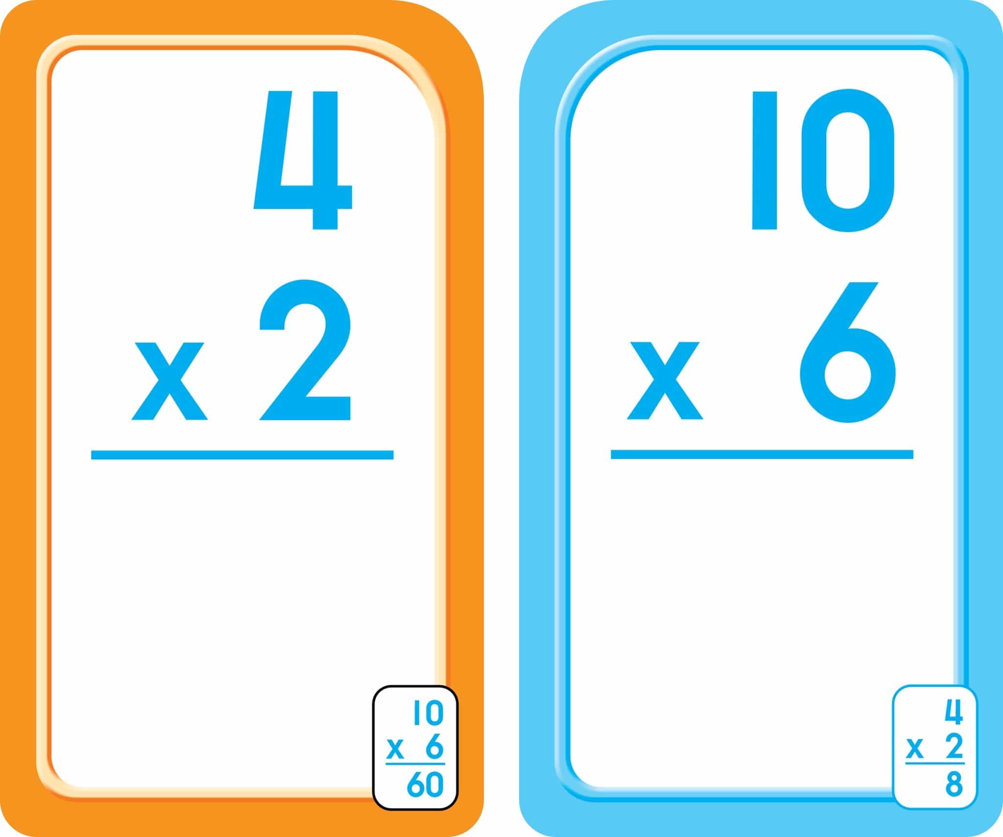 Multiplication 0 12 Flash Cards by School Zone 3