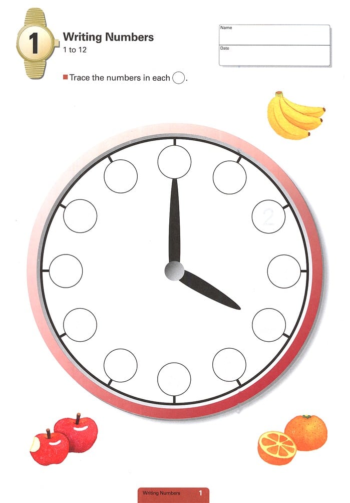 My Book of Easy Telling Time Learning about Hours and Half Hours by Kumon 1