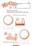 My Book of Telling Time Learning About Minutes by Kumon 2