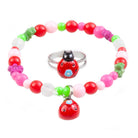My Fair Ladybug Bracelet & Ring Set-by-Great Pretenders