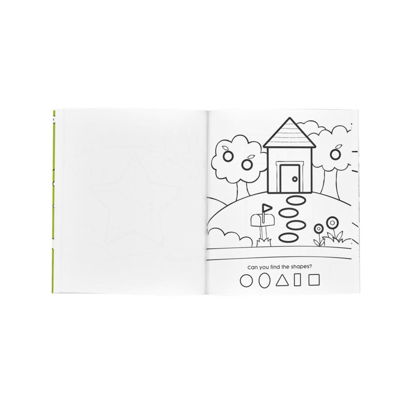 My First 123 Shapes Numbers Coloring Book by Ooly 2