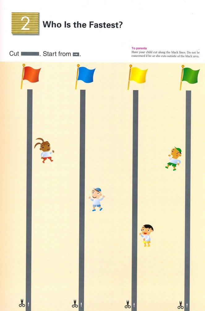 My First Book of Cutting by Kumon 1