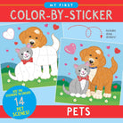 My First Color-by-Sticker Book- Pets-by-Peter Pauper Press