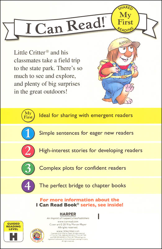 My First I Can Read Little Critter Exploring the Great Outdoors by Harper Collins 1