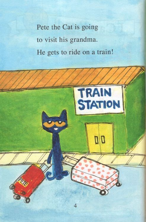 My First I Can Read Pete the Cats Train Trip by Harper Collins 1