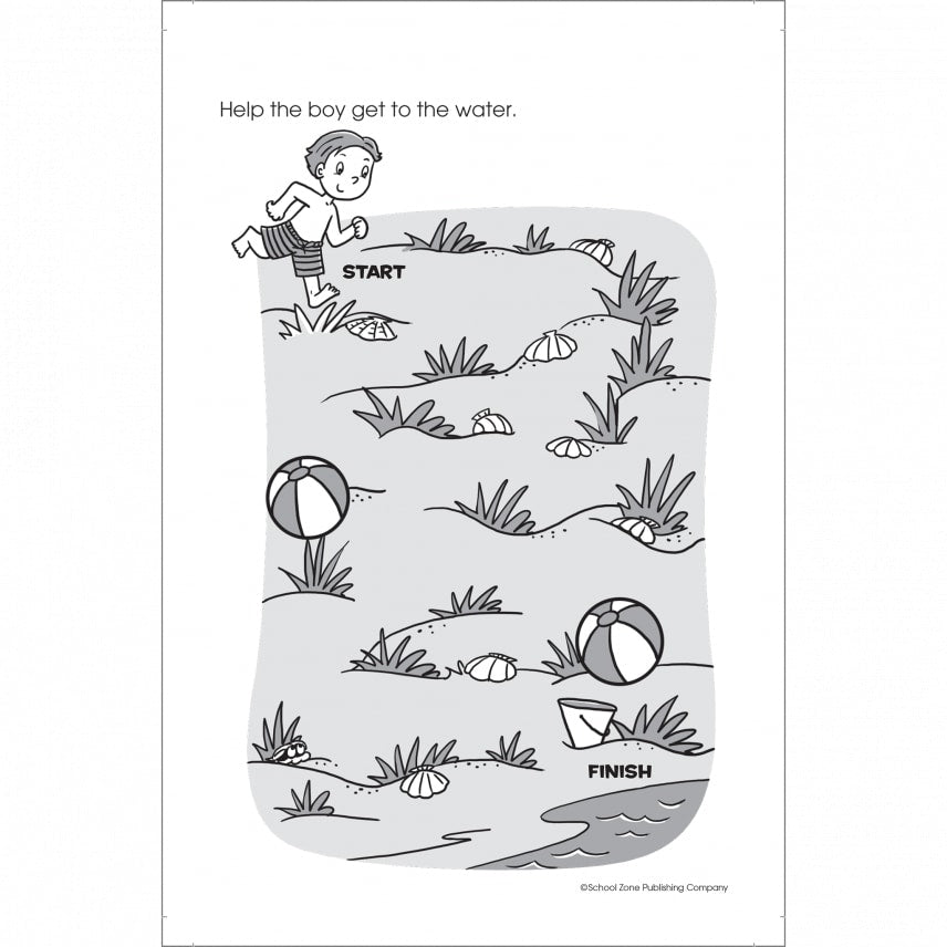 My First Mazes Grades P K Workbook by School Zone 2