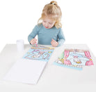 My First Paint With Water Kids Art Pad With Paintbrush Cheerleaders Flowers Fairies and More by Melissa Doug 1