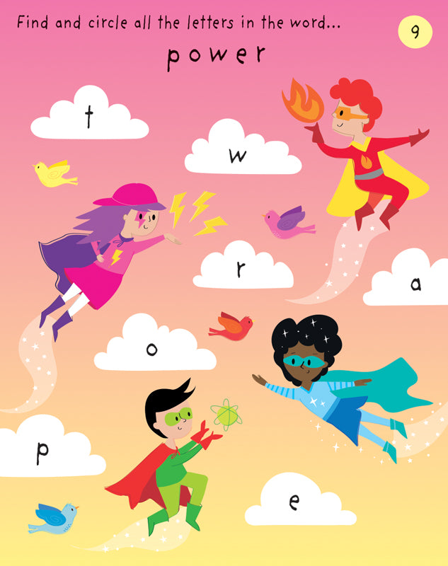 My First Superheroes Activity Pad by Usborne 3