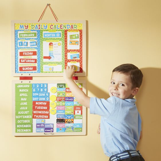 My Magnetic Daily Calendar by Melissa Doug 1