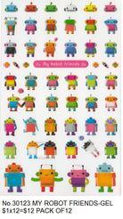 My Robot Friend Stickers by BC USA