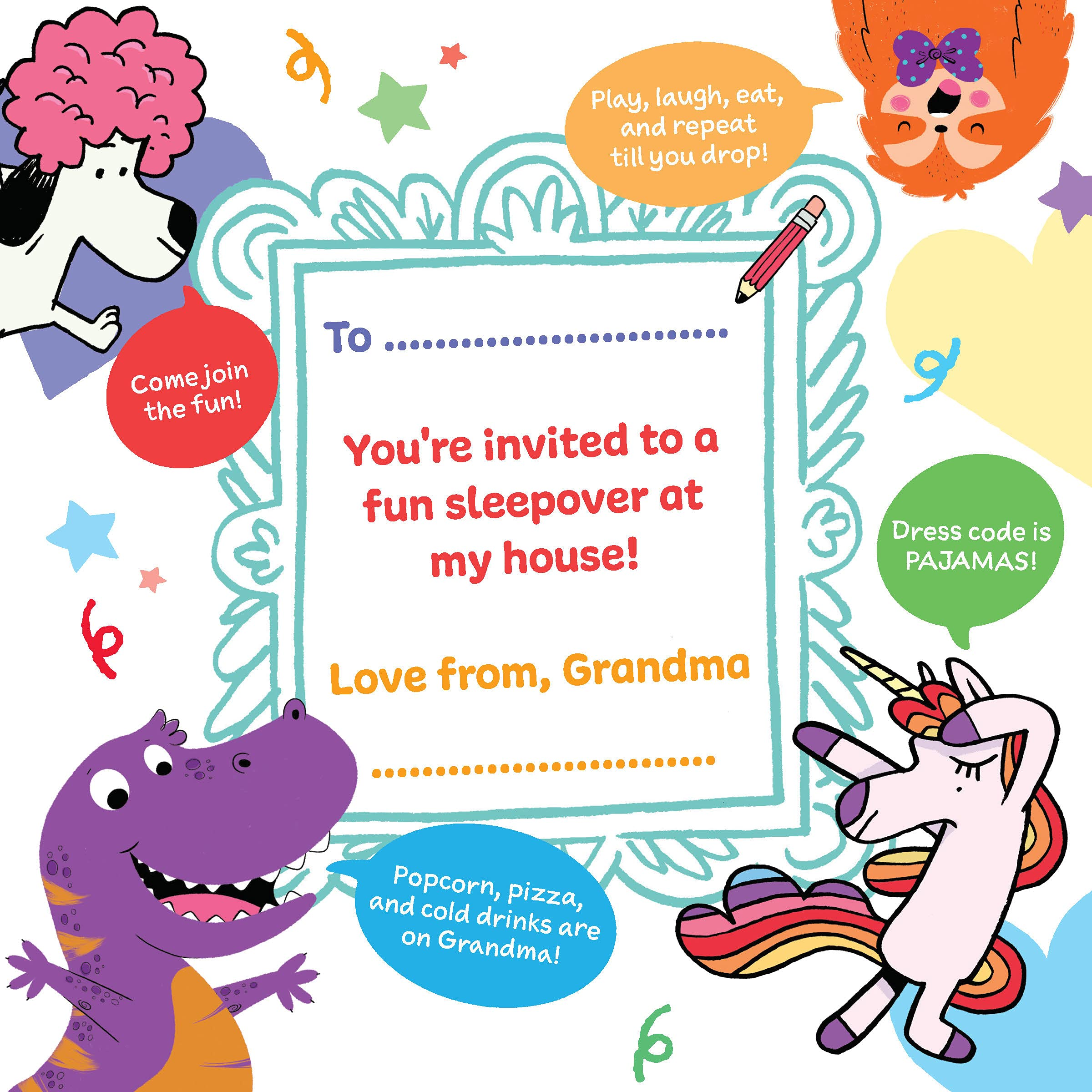 My Sleepover at Grandmas House A Grandma and Me Activity and Memory Book Keepsake for Toddlers and Kids by Sourcebooks 1