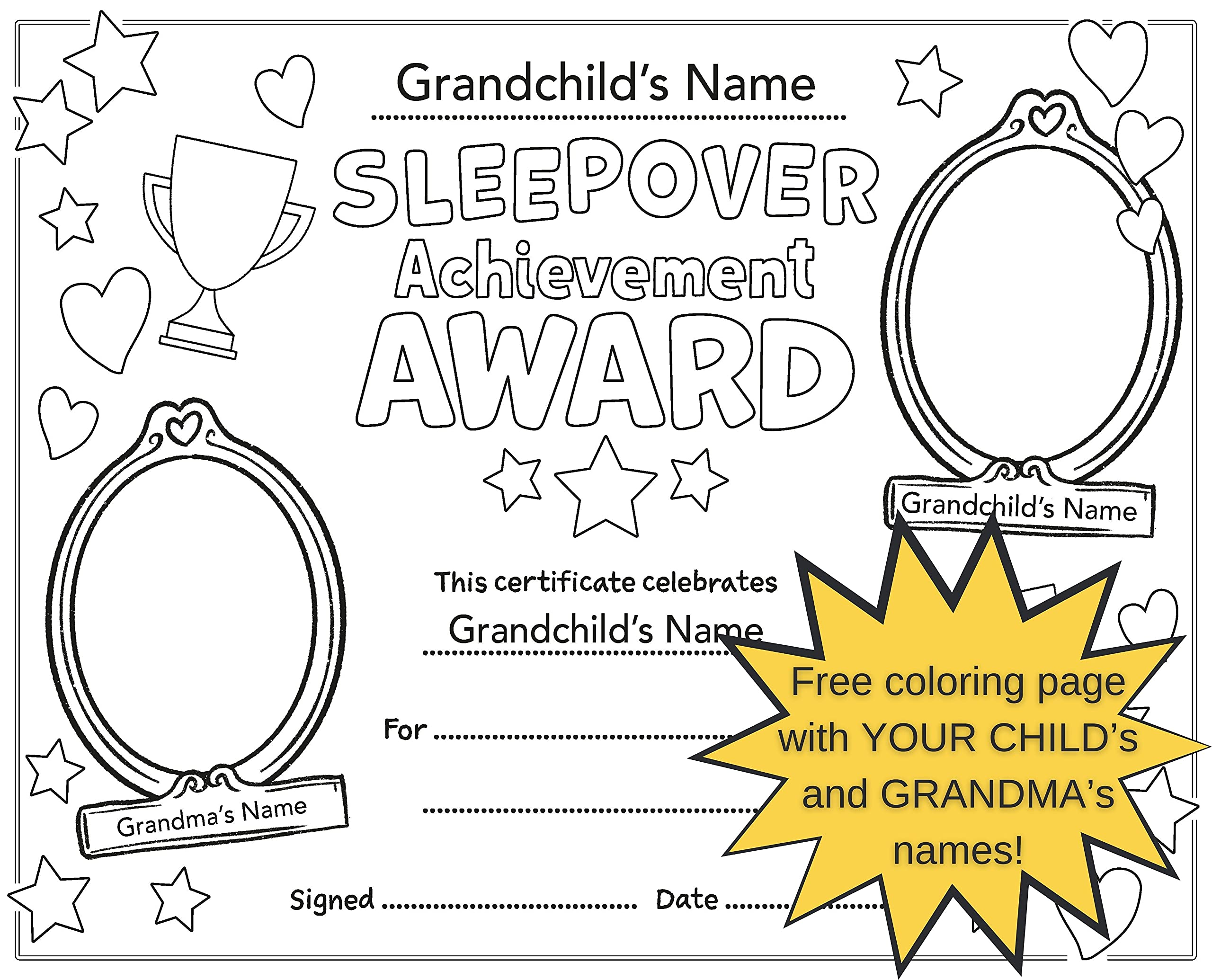 My Sleepover at Grandmas House A Grandma and Me Activity and Memory Book Keepsake for Toddlers and Kids by Sourcebooks 6