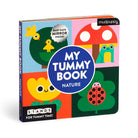 My Tummy Sturdy Fold Out Board Book With Baby Safe Mirror - Nature-by-Mudpuppy